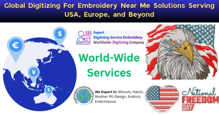 Global Digitizing For Embroidery Near Me Solutions Serving USA, Europe, and Beyond