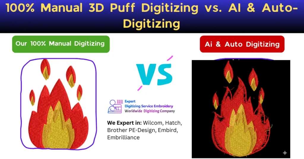 100% Manual 3D Puff Digitizing vs. AI & Auto-Digitizing
