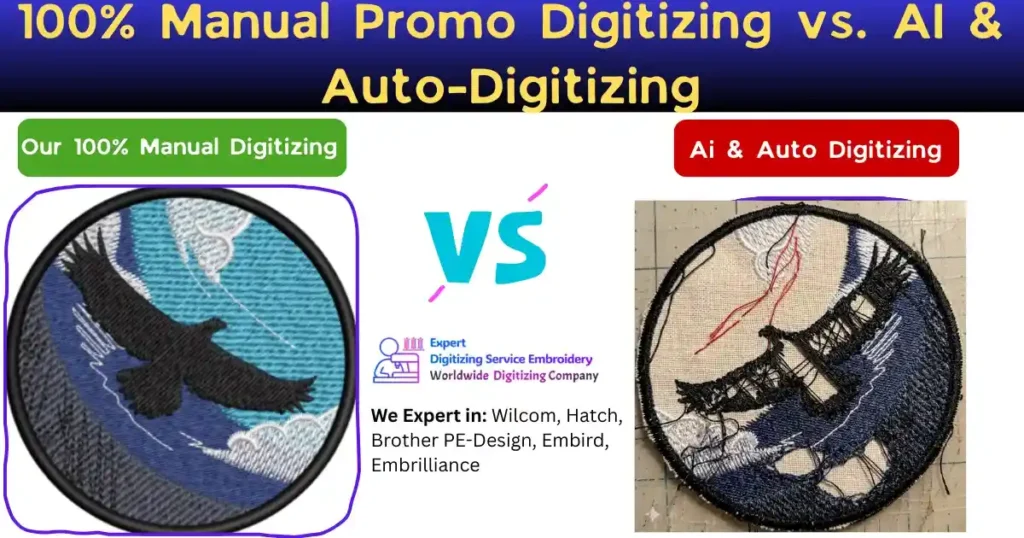 100% Manual Promo Digitizing vs. AI & Auto-Digitizing