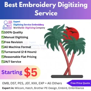Best Embroidery Digitizing Service