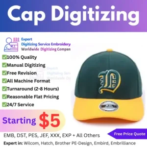 Cap Digitizing
