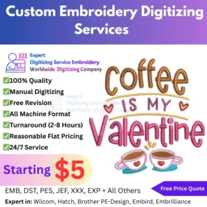 Custom Embroidery Digitizing Services