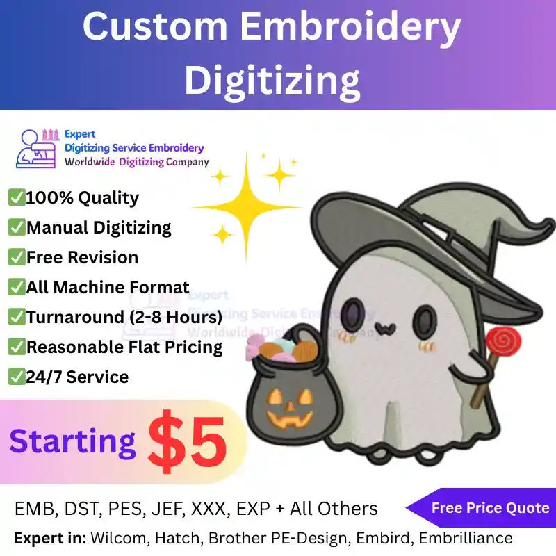 Custom Embroidery Digitizing