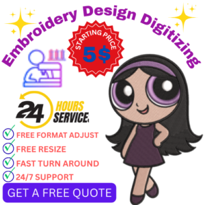 Premium Embroidery Design Digitizing: Fast & Accurate