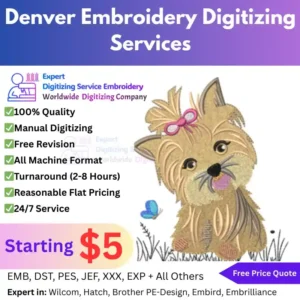 Denver Embroidery Digitizing Services