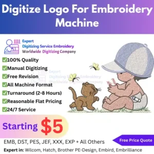Digitize Logo For Embroidery Machine