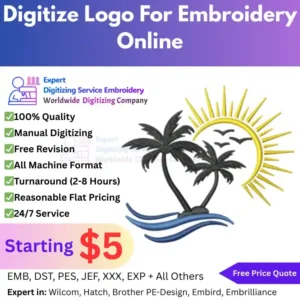 Digitize Logo For Embroidery Online