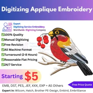 Digitizing Applique Embroidery