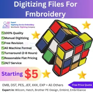 Digitizing Files For Fmbroidery