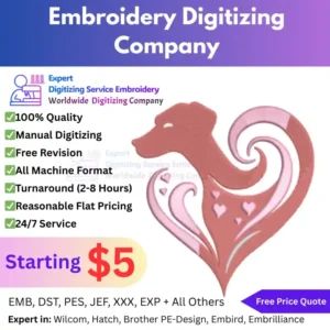 Embroidery Digitizing Company