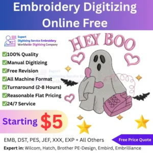 Embroidery Digitizing Online Free