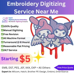 Embroidery Digitizing Service Near Me
