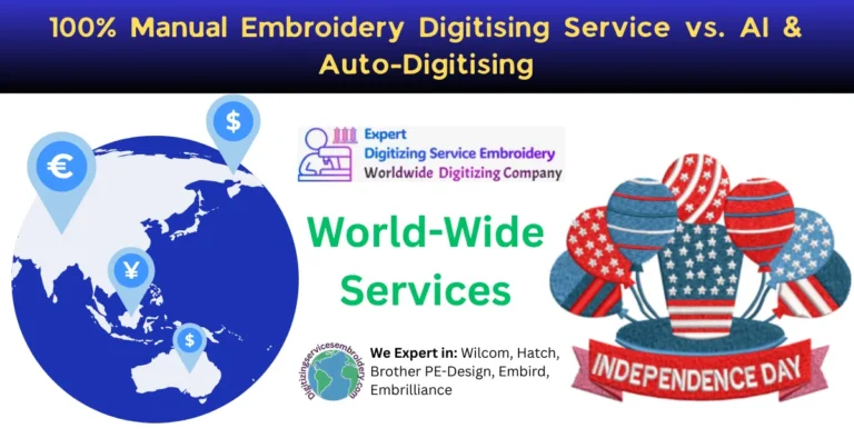 Global Embroidery Digitising Service Solutions Serving USA, Europe, and Beyond