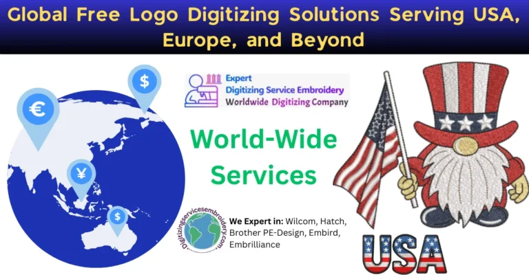 Global Free Logo Digitizing Solutions Serving USA, Europe, and Beyond