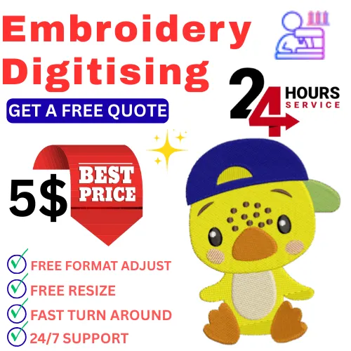 Premium Embroidery Digitising Services Fast & Accurate
