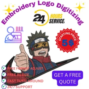 Premium Embroidery Logo Digitizing Fast & Accurate