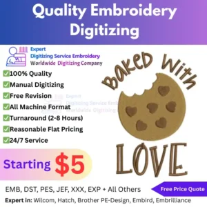 Quality Embroidery Digitizing