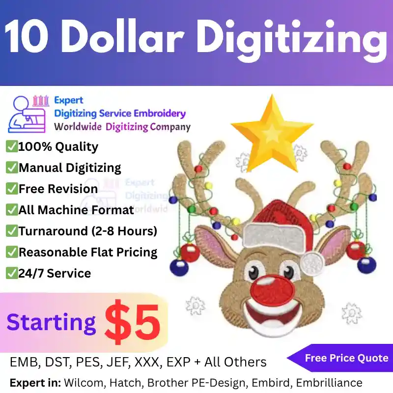 10 Dollar Digitizing