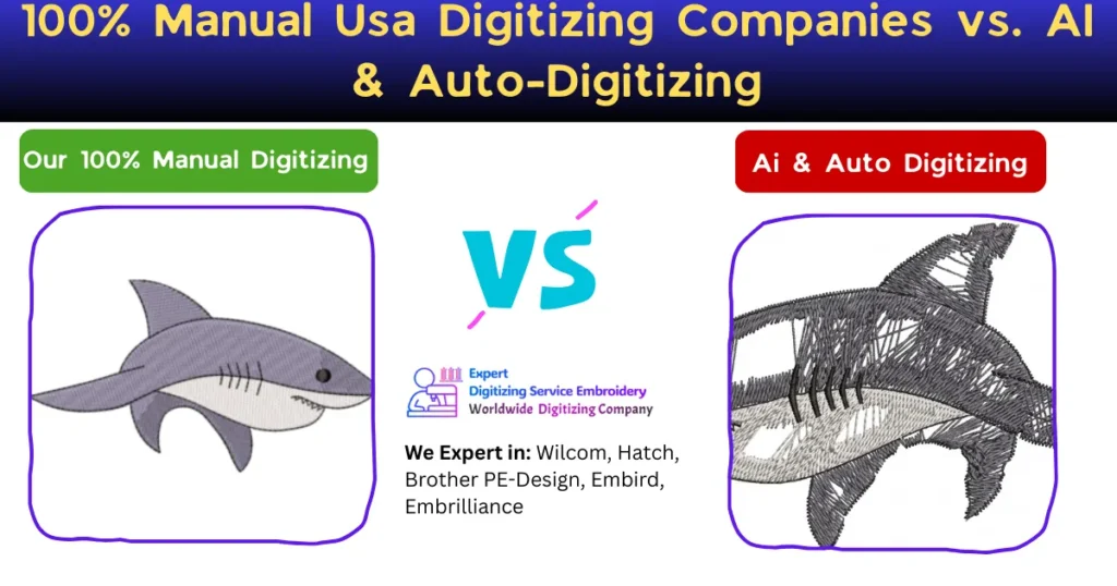 100% Manual Usa Digitizing Companies vs. AI & Auto-Digitizing