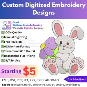 Custom Digitized Embroidery Designs