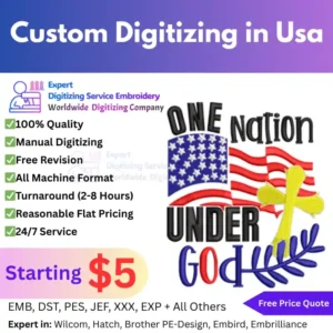 Custom Digitizing in Usa