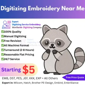 Digitizing Embroidery Near Me