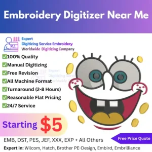 Embroidery Digitizer Near Me