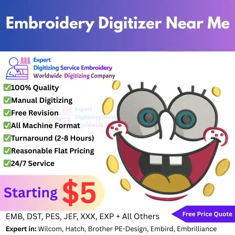 Embroidery Digitizer Near Me