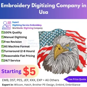 Embroidery Digitizing Company in Usa
