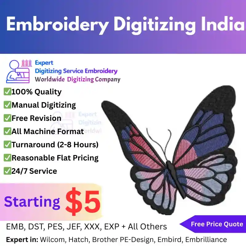 Embroidery Digitizing India