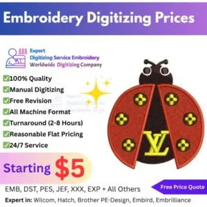 Embroidery Digitizing Prices
