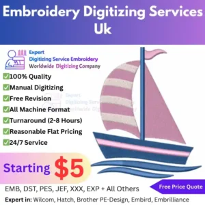 Embroidery Digitizing Services Uk