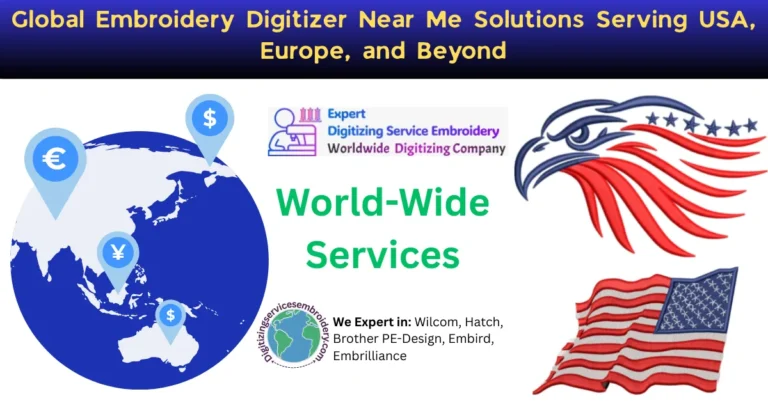 Global Embroidery Digitizer Near Me Solutions Serving USA, Europe, and Beyond