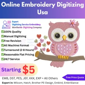 Online Embroidery Digitizing Usa